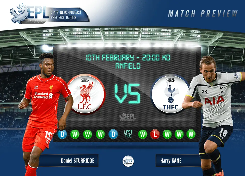 Liverpool Vs Spurs Preview Team News Stats Key Men Epl Index Unofficial English Premier League Opinion Stats Podcasts