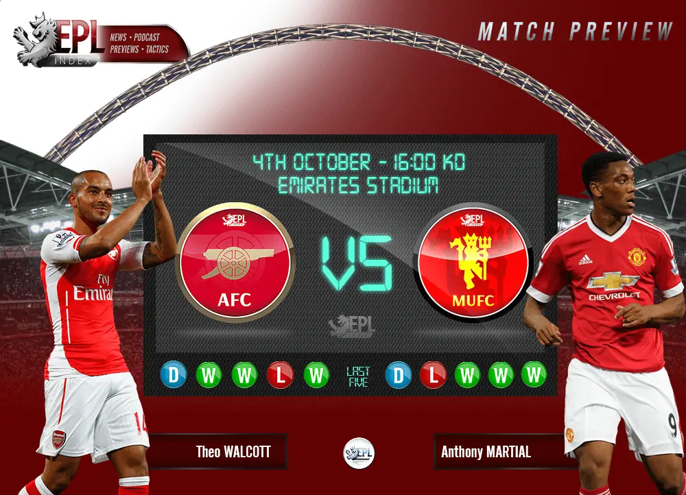 Arsenal vs. Manchester United preview & line up - Stretty Rant