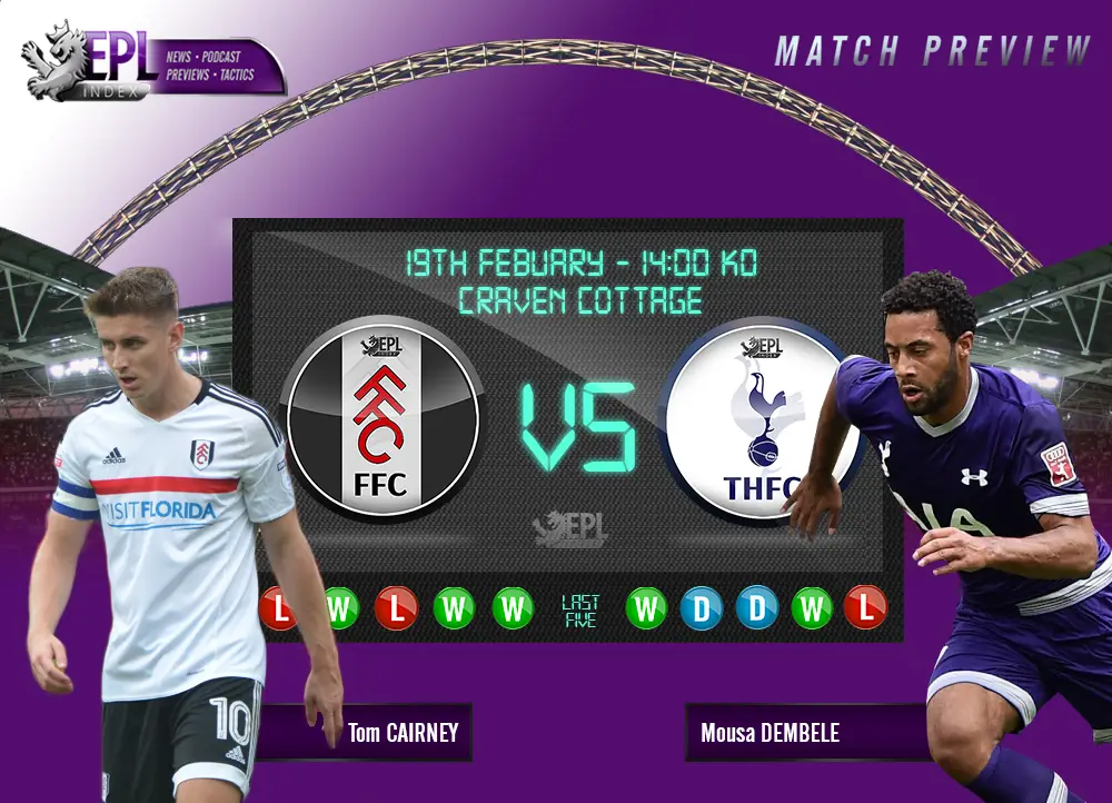 Fulham V Tottenham Hotspur Preview Fa Cup 5th Round Epl Index Unofficial English Premier League Opinion Stats Podcasts